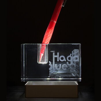 Soporte 3D Crystal Pen, medio 8x7x5 cm