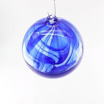 Storm Ball Cobalt Blue - Suspension de fenêtre décorative