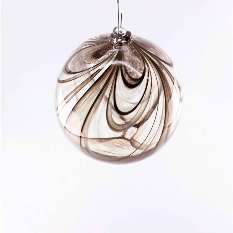Storm Ball Grey Brown - Dekorativ vindusoppheng