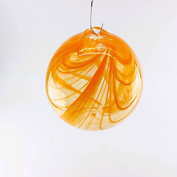 Storm Ball Orange - Suspension de fenêtre décorative