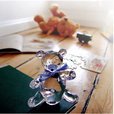 Teddy Blue Rosette  - 2