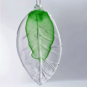 Hojas verde bosque - Colgante para ventana