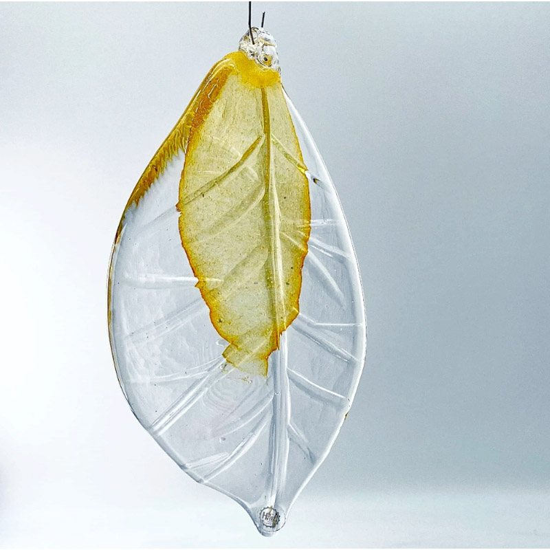 Leaves  yellow - Window hanging