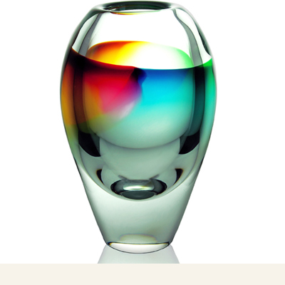 Cristal artístico. Regalo firmado con tu propio texto grabado.  