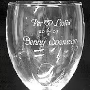 Grabado sobre vidrio  