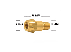 Contact tip holder M6x28 MB36 - 2