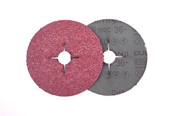 3M™ Cubitron™ II Fiber Abrasive Disc 982C 125 mm x 22 mm, 80+
