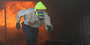 Escape hood SR 77-3 M Smoke/Chem M/L