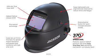 Jackson Translight 355 welding helmet