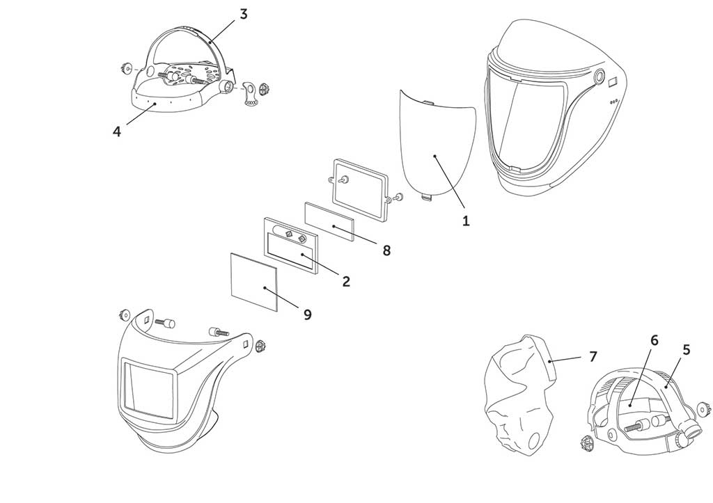 Welding Helmet WH30 ALBATROSS - 2