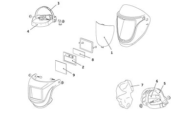 WH30 ALBATROSS PAPR Welding Helmet