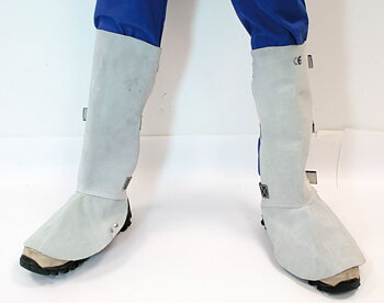 Leg guard, leather