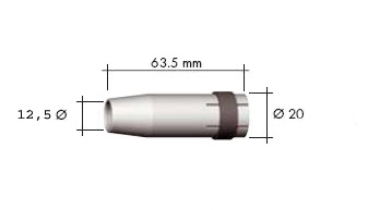 Gas nozzle conical MB-24 - 2