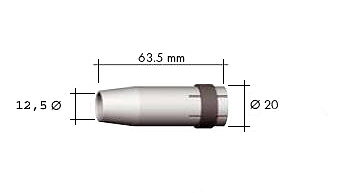 Gas nozzle conical MB-24