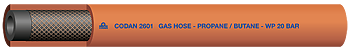 LPG hose 8,0 mm orange