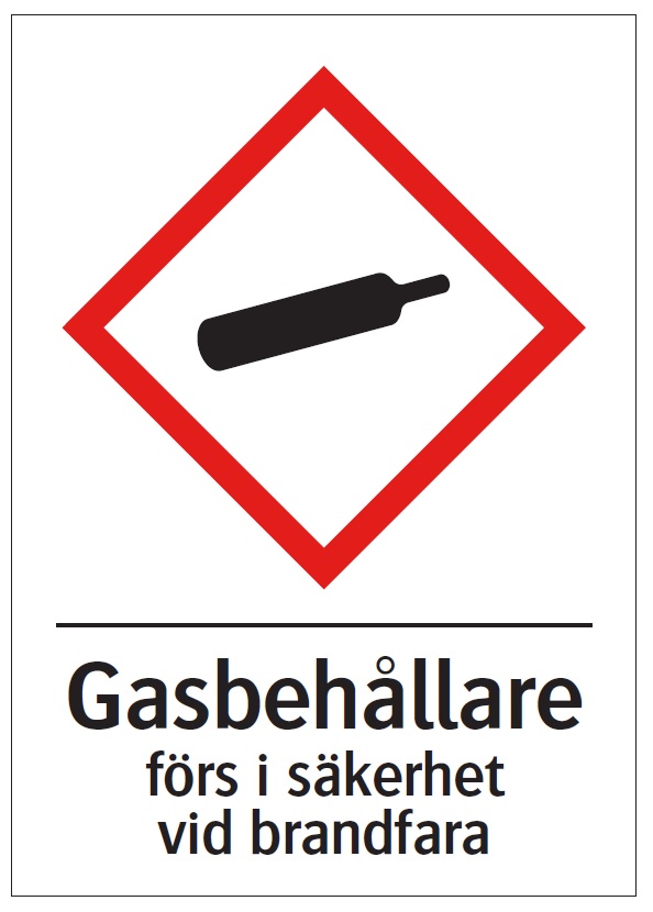 VARNINGSSKYLT KLISTERDEKAL 105 X 148 MM