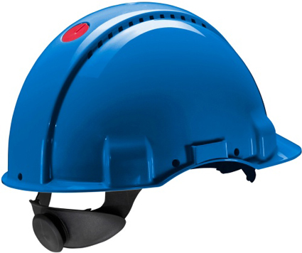 Safety helmet G3000 blue ratchet adjustment