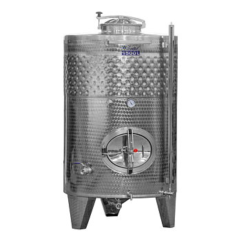 Rostfri tank för bryggerier