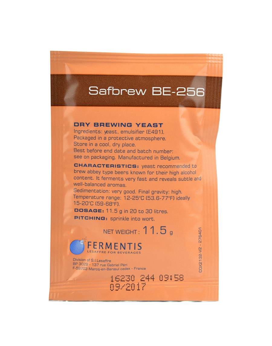 Fermentis bryggjäst SafAle BE-256 (Abbaye) 11,5 g
