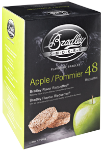 Bradley Smoker rökbriketter Äpple 48 / 120 -pack - 2
