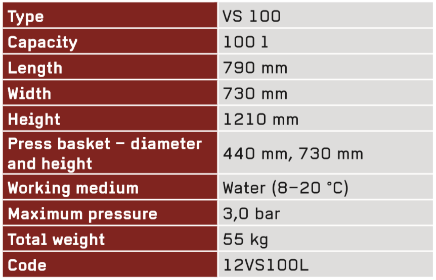 Fruktpress 100 Liter - 6
