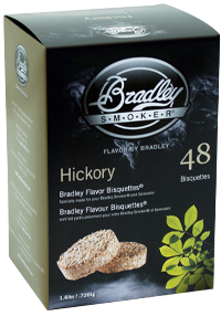 Bradley Smoker rökbriketter Hickory 48 / 120 -pack - 2