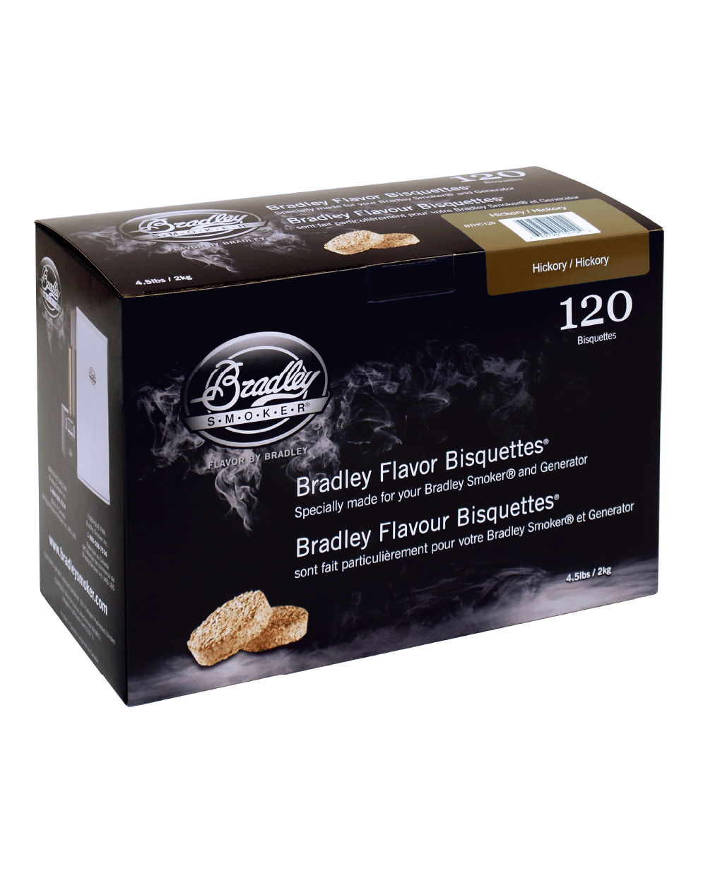 Bradley Smoker rökbriketter Hickory 48 / 120 -pack