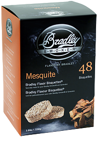 Bradley Smoker rökbriketter Mesquite 48-pack