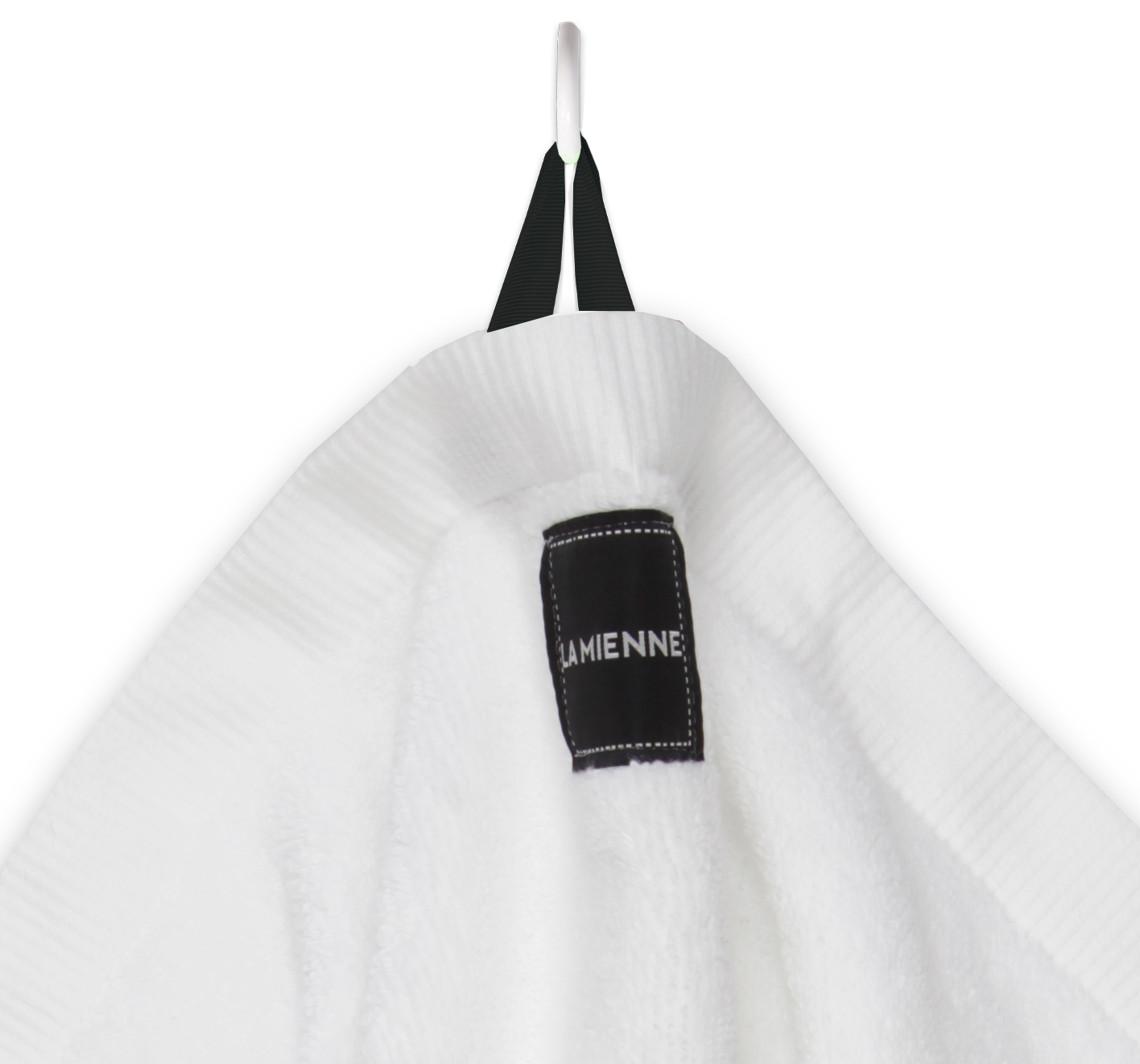 HAND TOWEL WHITE, Black Loop - 2