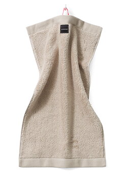 GÄSTHANDDUK  BEIGE, Neonrosa hängare