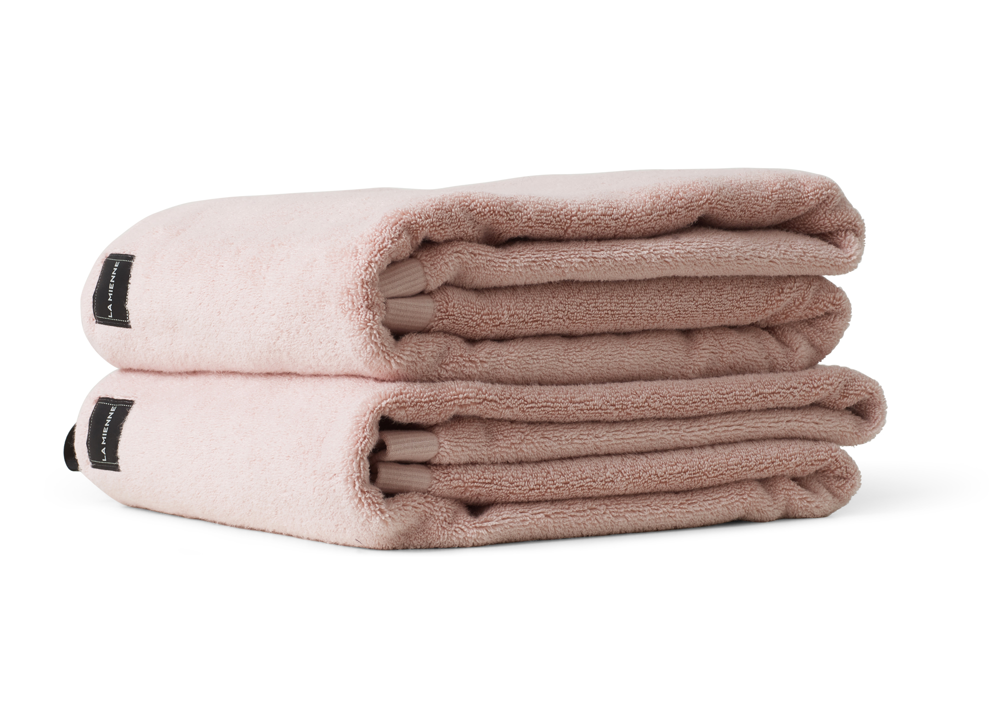 SHOWER TOWEL SOFT PINK, Black Loop - 4