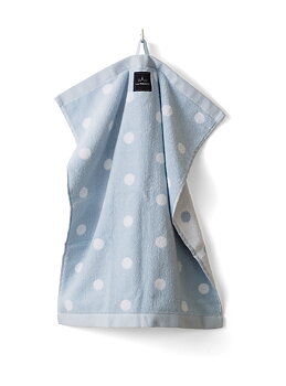 HAND TOWEL Dots, Light Blue Loop