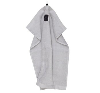 HAND TOWEL LIGHT GREY, Black loop