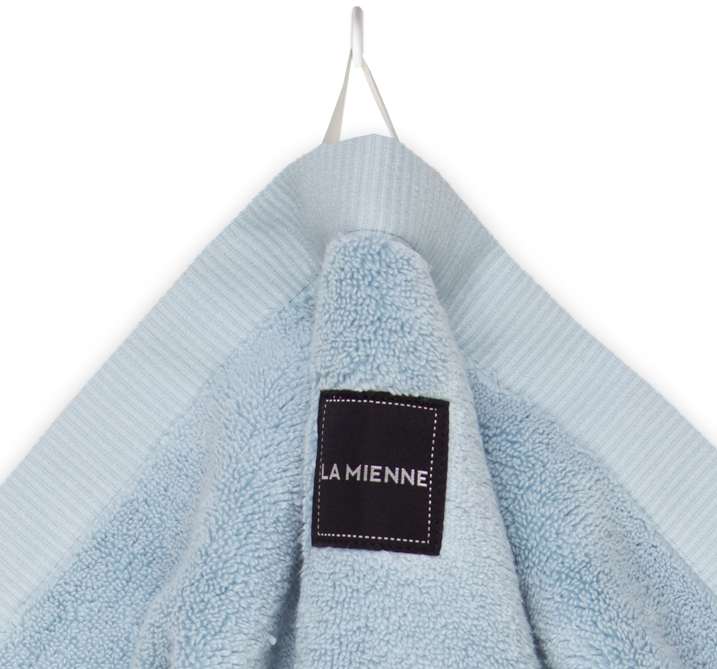 HAND TOWEL DIRTY BLUE, Off white loop - 2