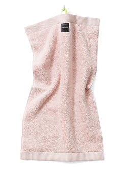 GÄSTHANDDUK  SOFT PINK, Neongrön hängare