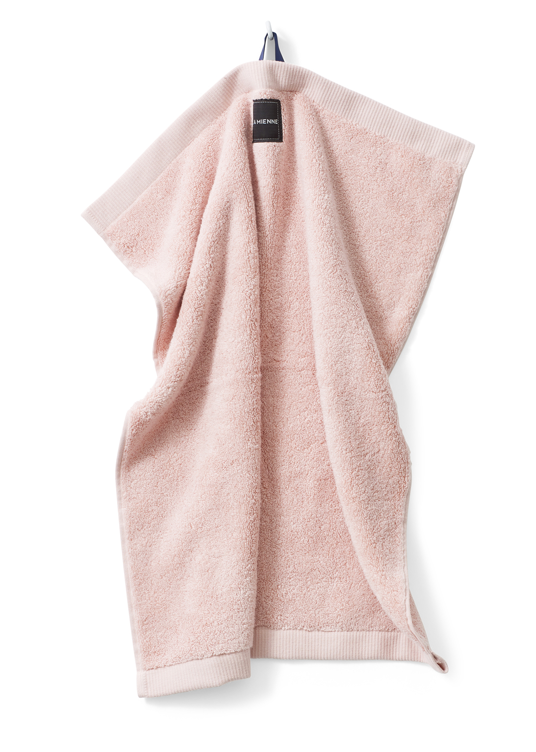 HAND TOWEL SOFT PINK, Blue Loop