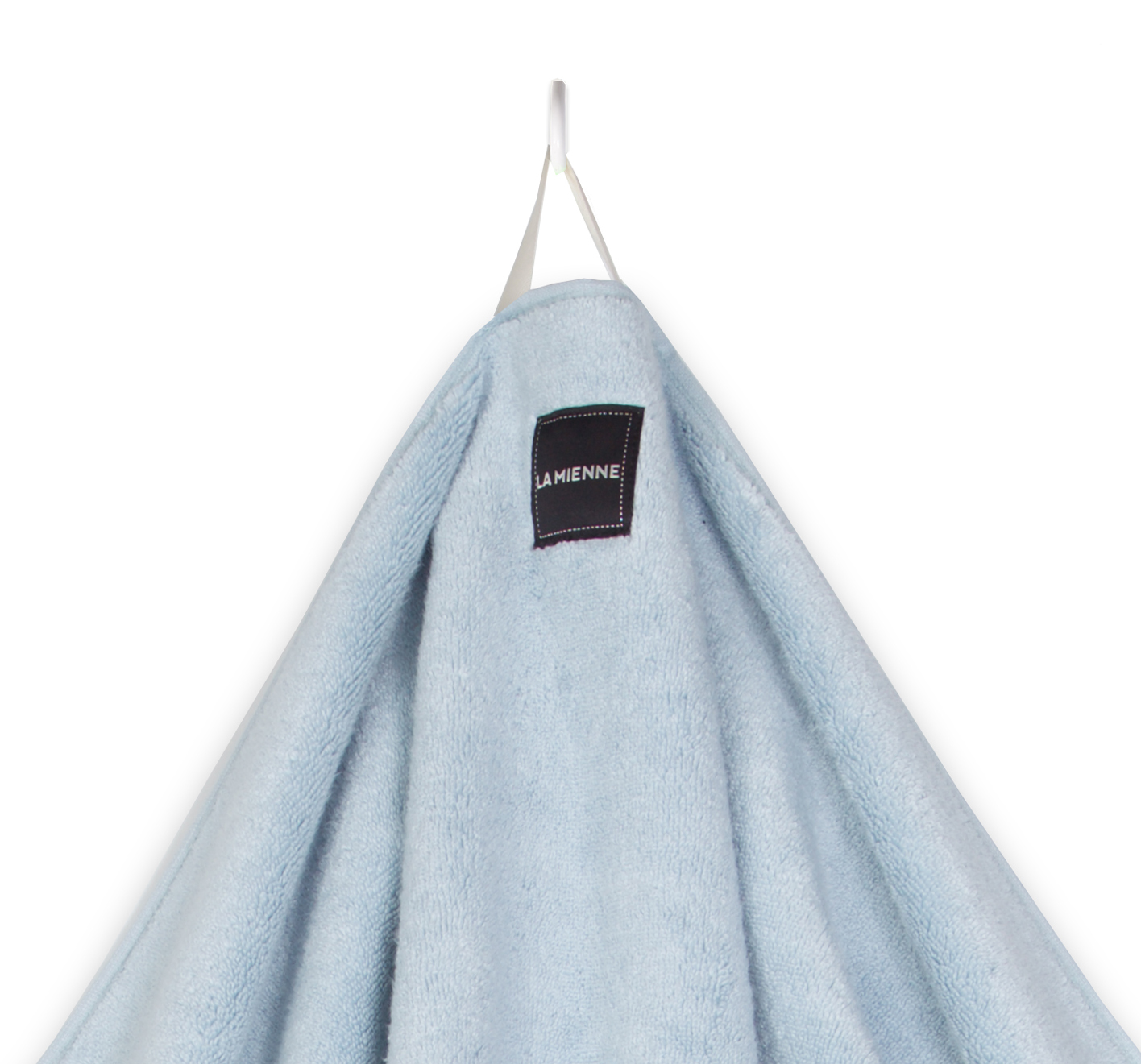 DUSCHHANDDUK DIRTY BLUE, Off white hängare - 2