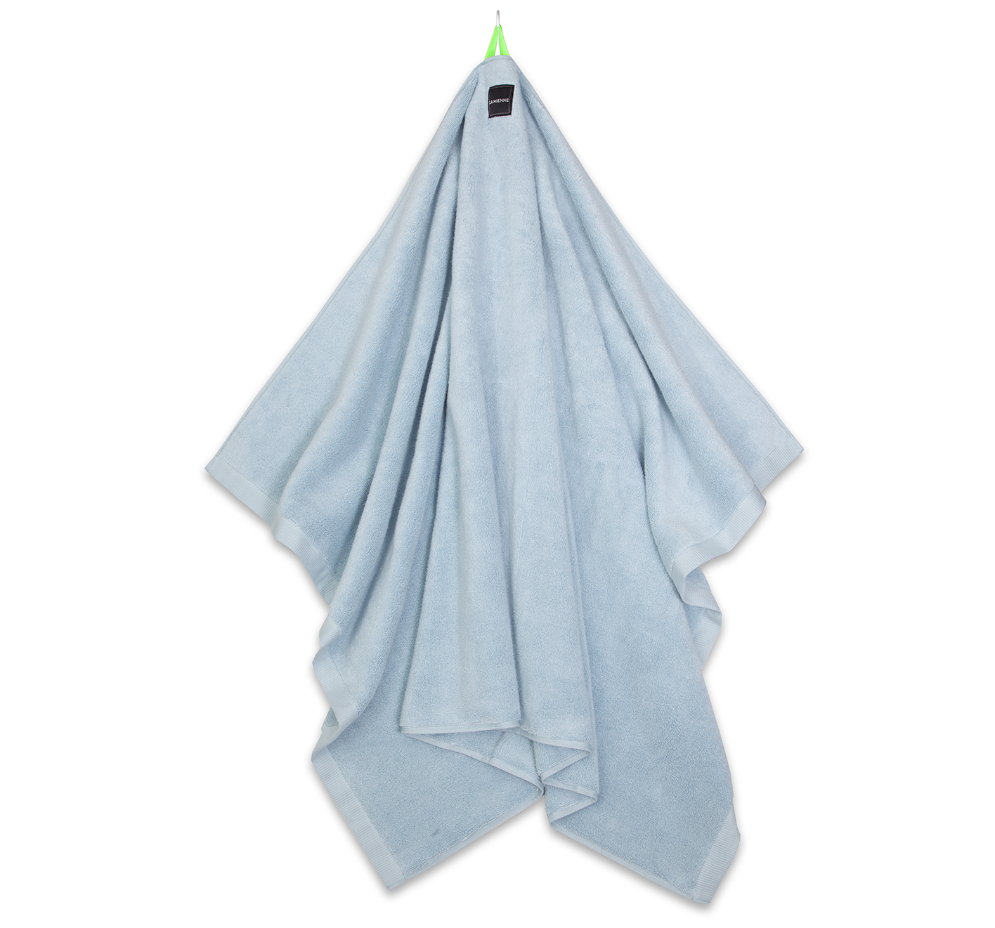 SHOWER TOWEL DIRTY BLUE, Neon green Loop