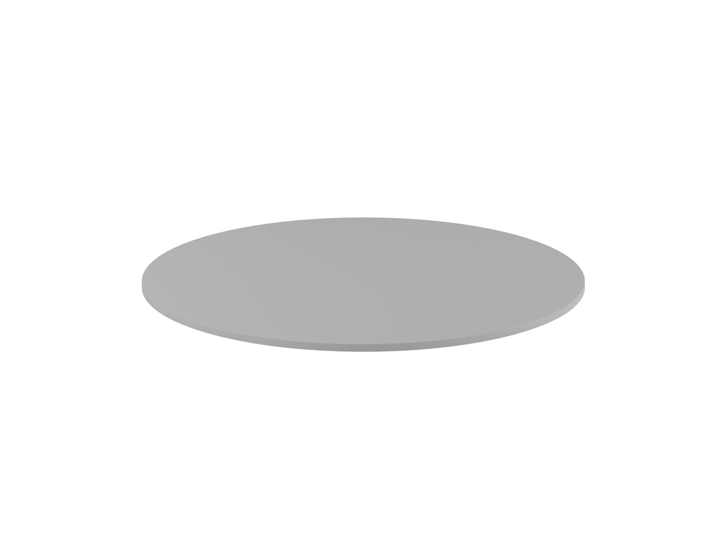 LAMINAT 19 - Rund bordsskiva, grå (19 mm)