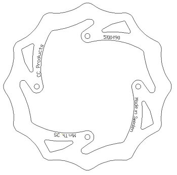 Brake Disc Rear Husqvarna