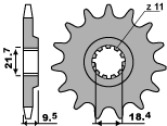 Front sprocket