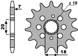 Front sprocket