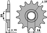 Front sprocket