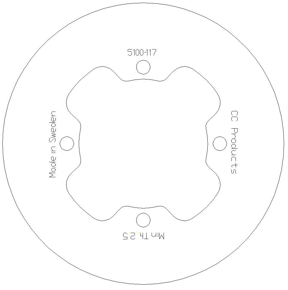 Brake Disc Rear  Solid