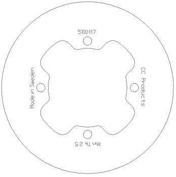 Brake Disc Rear  Solid