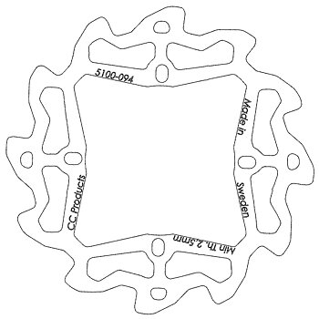 Brake Disc Rear - Cobra