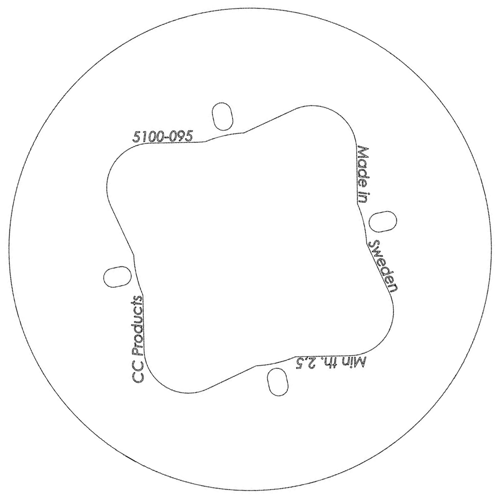 Brake Disc Rear Solid - Cobra