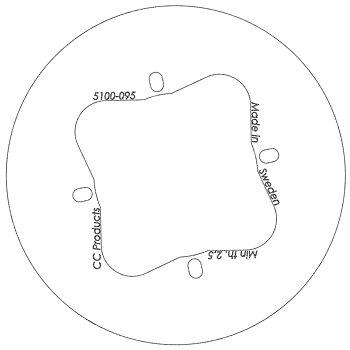Brake Disc Rear Solid - Cobra
