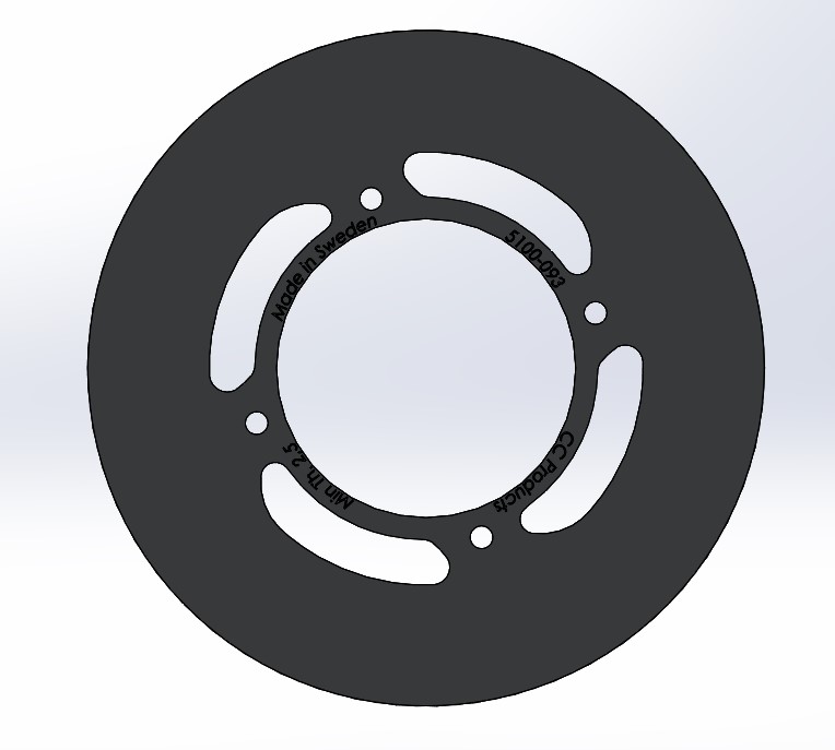 Brake Disc Rear Solid