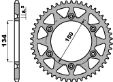 Rear Sprocket Aluminum